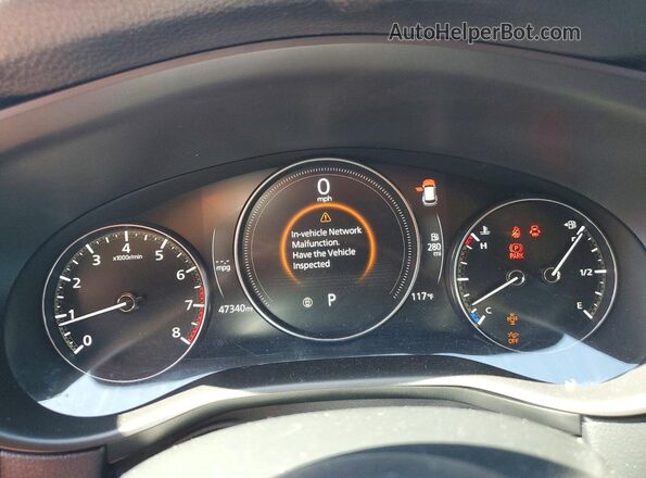 7MMVABBM5RN175763 2024 MAZDA CX-5 Черный Вид щитка приборов