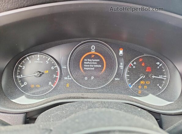 7MMVABBM5RN182468 2024 MAZDA CX-5 White Widok zestawu wskaźników