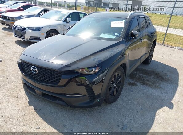 7MMVABCM2PN143087 2023 MAZDA CX-5 Black Առջևի ձախ երեք քառորդ տեսարան