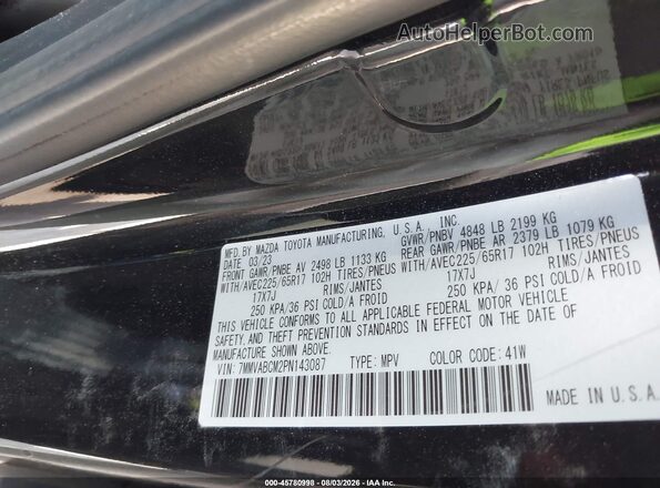 7MMVABCM2PN143087 2023 MAZDA CX-5 Black Շարժիչի բաժամունքի տեսք