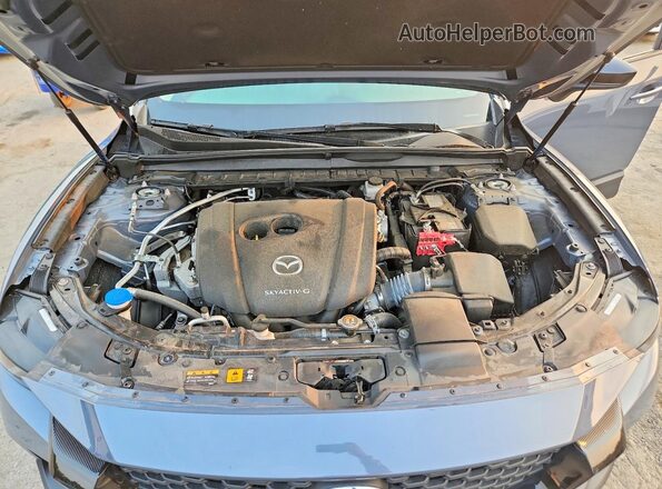 7MMVABCM3PN136858 2023 MAZDA CX-5 Blue Vista del compartimento del motor