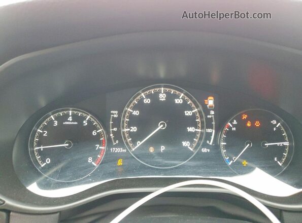 7MMVABDL3TN453216 2026 MAZDA 3 Red Instrument cluster view