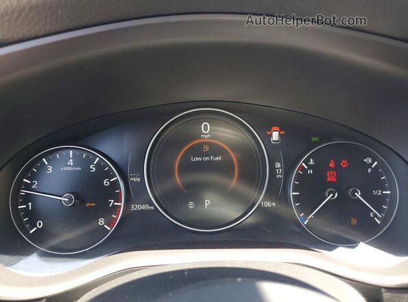 7MMVABDM0RN211405 2024 MAZDA CX-5 Gray Вид щитка приладів