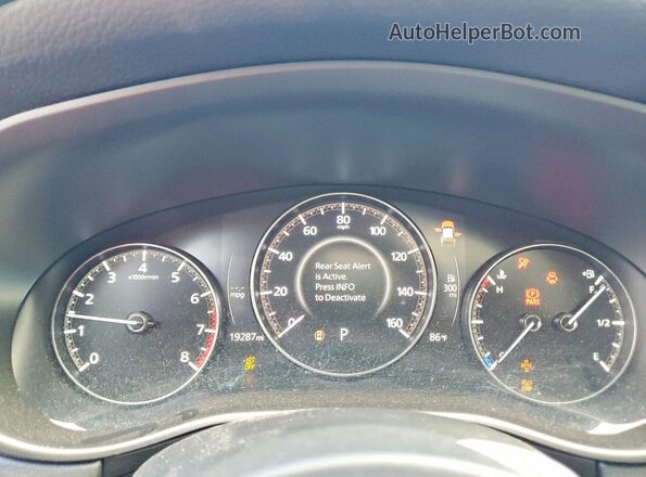 7MMVABDM1SN386154 2025 MAZDA CX-5 Blue Вид щитка приладів