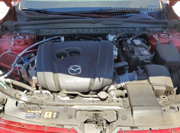 7MMVABDM2RN217268 2024 MAZDA CX-5 Red Engine compartment view