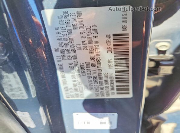 7MMVABDM6RN195114 2024 MAZDA CX-5 Gray VIN კოდის სტიკერის ხედი