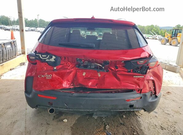 7MMVABDM6SN345583 2025 MAZDA CX-5 Red Vista trasera