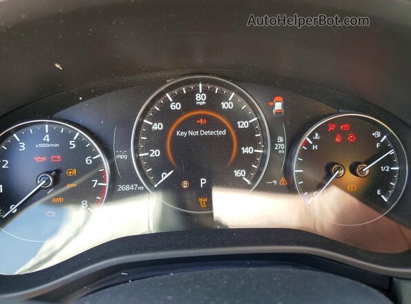 7MMVABDM8SN386863 2025 MAZDA CX-5 Синий Вид щитка приборов