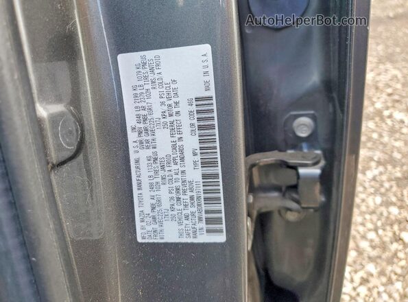7MMVABDMXRN197111 2024 MAZDA CX-5 Gray VIN կոդի պիտակի տեսք