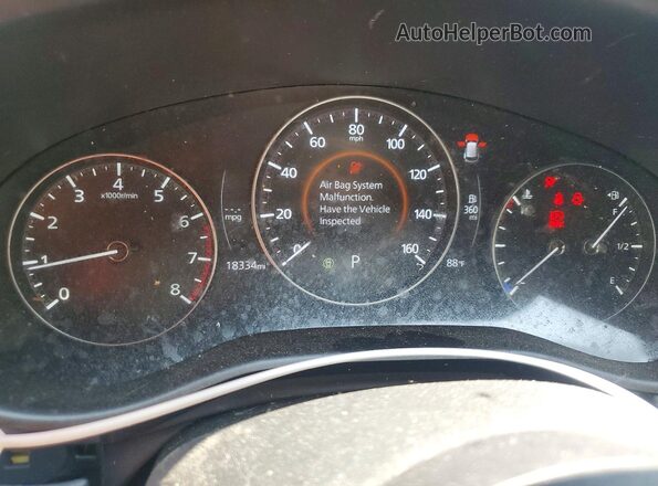 7MMVABDY3SN324855 2025 MAZDA CX-5 Blue Instrument cluster view