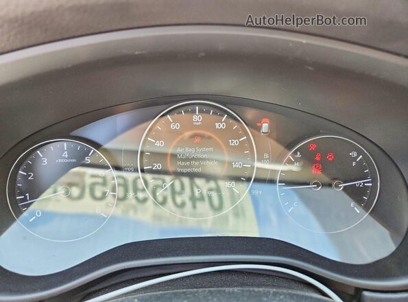 7MMVABEM1PN126570 2023 MAZDA CX-5 Black Вид щитка приладів