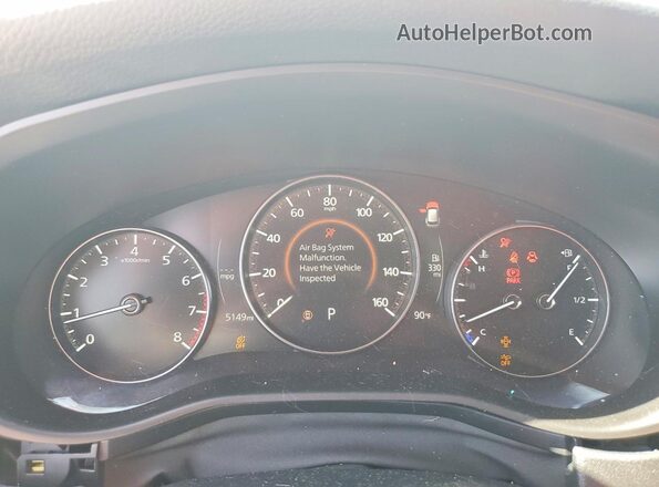 7MMVABEM3SN393962 2025 MAZDA CX-5 White Սարքավորումների վահանակի տեսք
