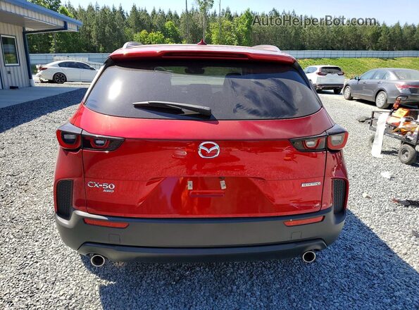 7MMVABEM5SN393753 2025 MAZDA CX-5 Red Vista trasera