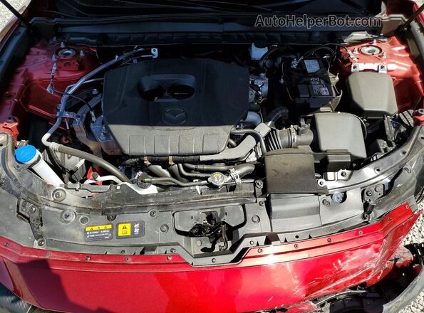7MMVABEM5SN393753 2025 MAZDA CX-5 Red Vista del compartimento del motor