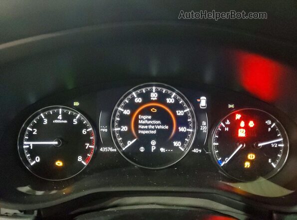 7MMVABEY4PN114254 2023 MAZDA CX-5 Black Widok zestawu wskaźników