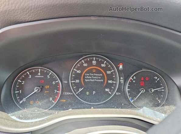 7MMVABEY7SN376973 2025 MAZDA CX-5 Blue Instrument cluster view