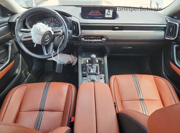 7MMVABEY8RN230169 2024 MAZDA CX-5 Blue Առջևի վահանակի տեսք
