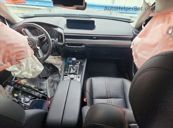 7MMVABEY9RN218158 2024 MAZDA CX-5 Blue Вид панелі приладів