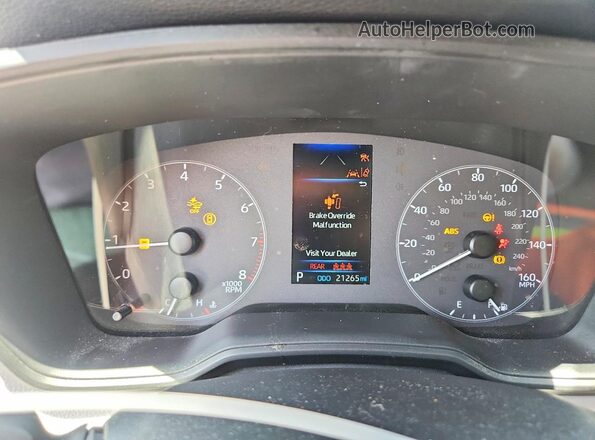 7MUAAAAG3PV054912 2023 TOYOTA COROLLA Blue Vista del cuadro de instrumentos
