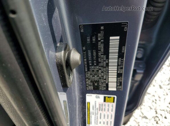 7MUAAAAG5SV143261 2025 TOYOTA COROLLA Blue Вид наклейки з VIN-кодом