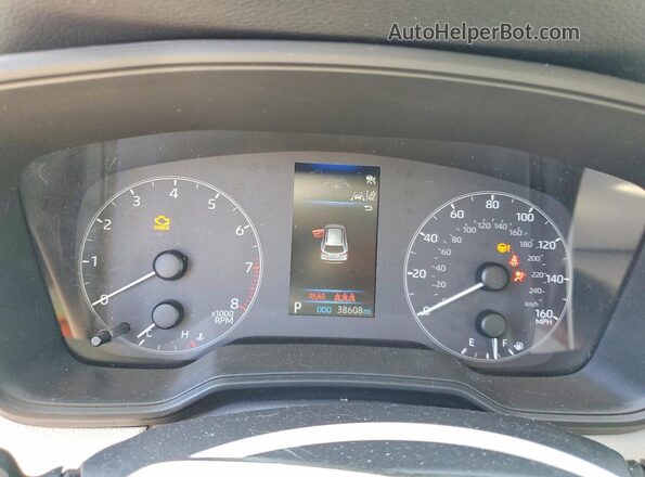7MUAAABG4PV049216 2023 TOYOTA COROLLA Серебряный Вид щитка приборов