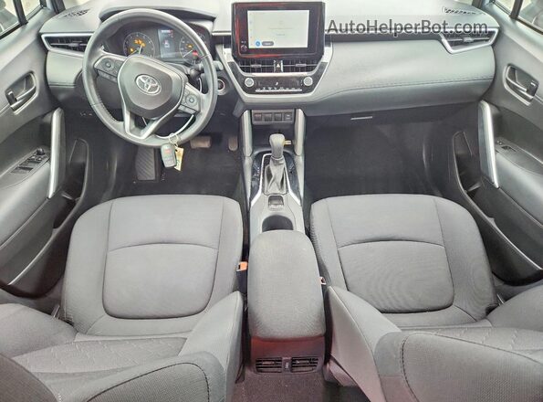 7MUBAAAG9PV041344 2023 TOYOTA COROLLA Silver Առջևի վահանակի տեսք