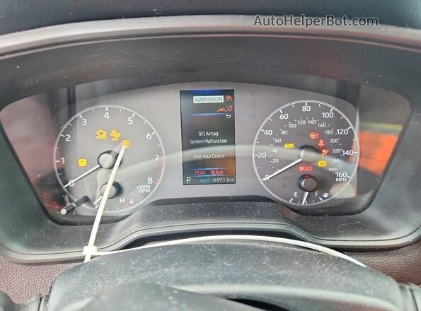 7MUBAAAG9PV041344 2023 TOYOTA COROLLA Silver Սարքավորումների վահանակի տեսք