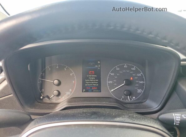 7MUBAABG0PV078877 2023 TOYOTA COROLLA Silver Вид щитка приладів