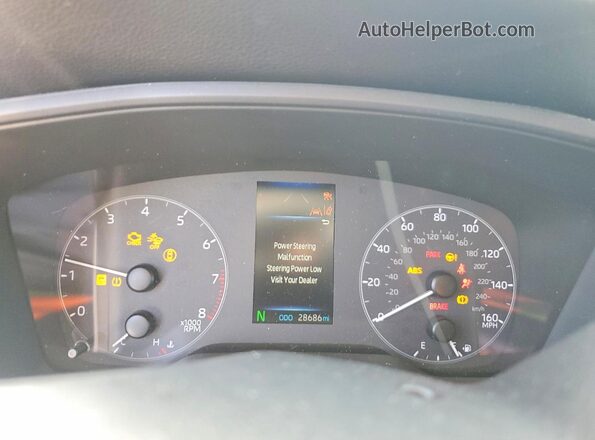 7MUCAAAG8RV095242 2024 TOYOTA COROLLA White Instrument cluster view