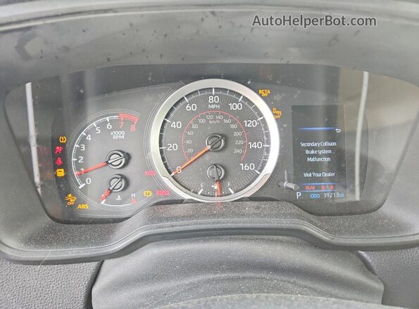 7MUCAABG0NV033570 2022 TOYOTA COROLLA Blue Вид щитка приладів