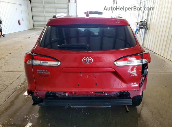 7MUCAABG2NV023445 2022 TOYOTA COROLLA Красный Вид сзади