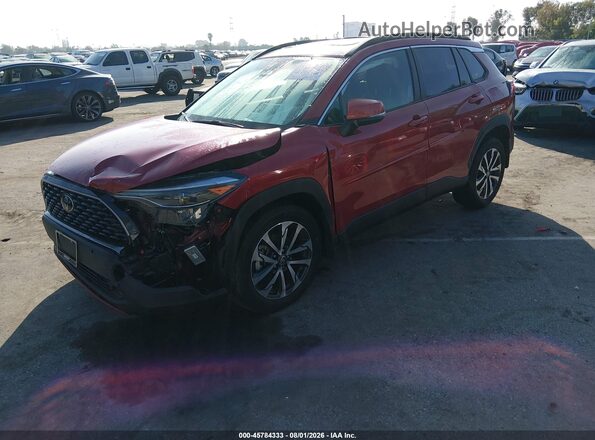 7MUDAAAG1RV089528 2024 TOYOTA COROLLA CROSS Red Vista tres cuartos delantera izquierda