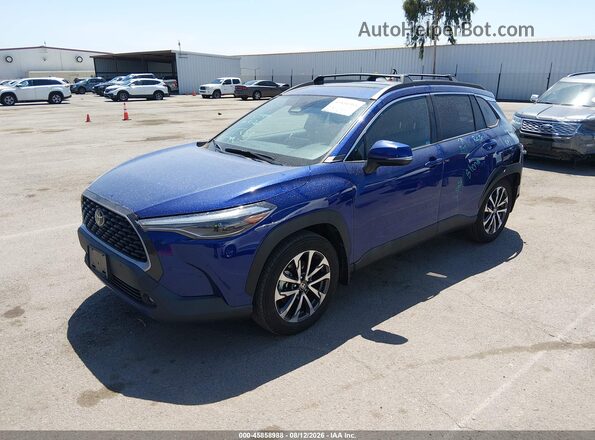 7MUDAAAG6PV062810 2023 TOYOTA COROLLA CROSS Dark Blue წინა მარცხენა ხედი სამი მეოთხედიდან