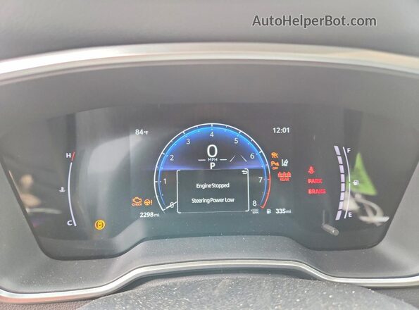 7MUDAABG0SV143440 2025 TOYOTA COROLLA Green Instrument cluster view
