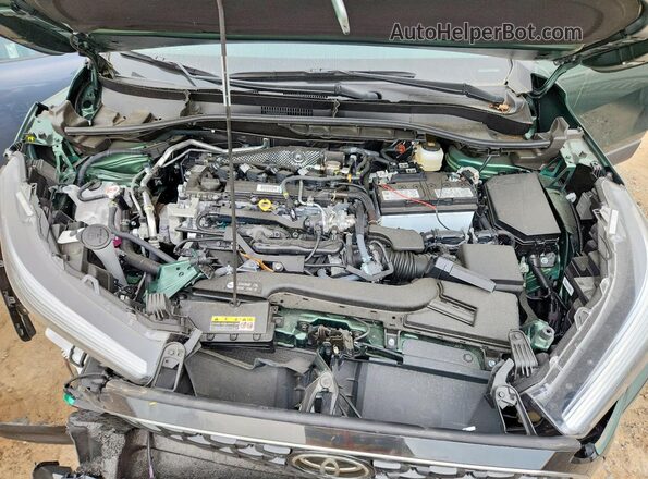 7MUDAABG0SV143440 2025 TOYOTA COROLLA Green Engine compartment view