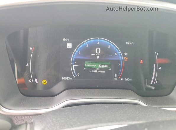 7MUDAABG1RV110795 2024 TOYOTA COROLLA Silver Widok zestawu wskaźników