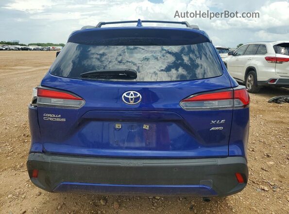 7MUDAABG6RV098059 2024 TOYOTA COROLLA Blue Vista trasera