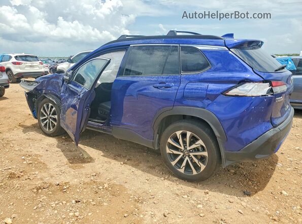7MUDAABG6RV098059 2024 TOYOTA COROLLA Blue Trasero izquierdo