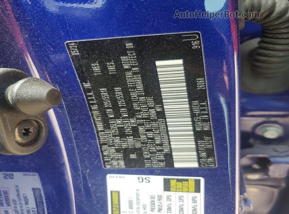 7MUDAABG6RV098059 2024 TOYOTA COROLLA Blue Vista interior de 360 grados