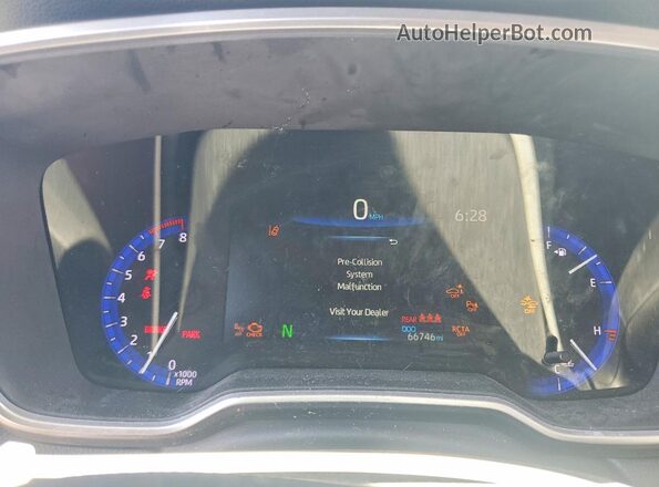 7MUDAABG9NV041767 2022 TOYOTA COROLLA Blue ხელსაწყოთა პანელის ხედი