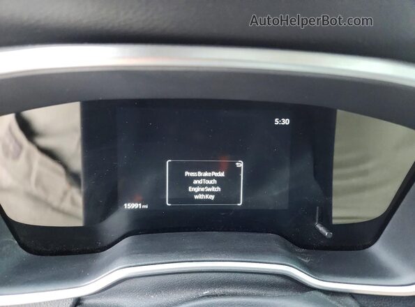 7MUEAAAG5RV100728 2024 TOYOTA COROLLA Gray Вид щитка приладів