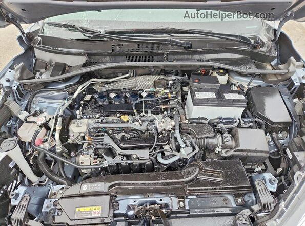 7MUEAAAG5RV100728 2024 TOYOTA COROLLA Gray Вид підкапотного простору