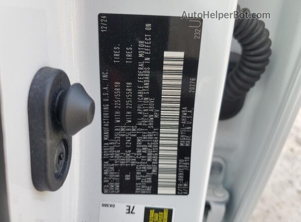 7MUFBABG1SV064171 2025 TOYOTA COROLLA Белый Панорамный вид салона 360°