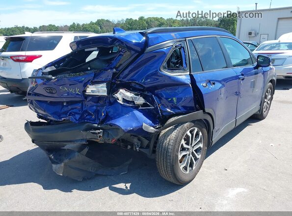 7MUFBABG9RV042798 2024 TOYOTA COROLLA CROSS HYBRID Blue უკანა მარჯვენა