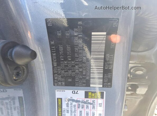7MUFBABGXRV052028 2024 TOYOTA COROLLA Blue Widok wnętrza 360 stopni