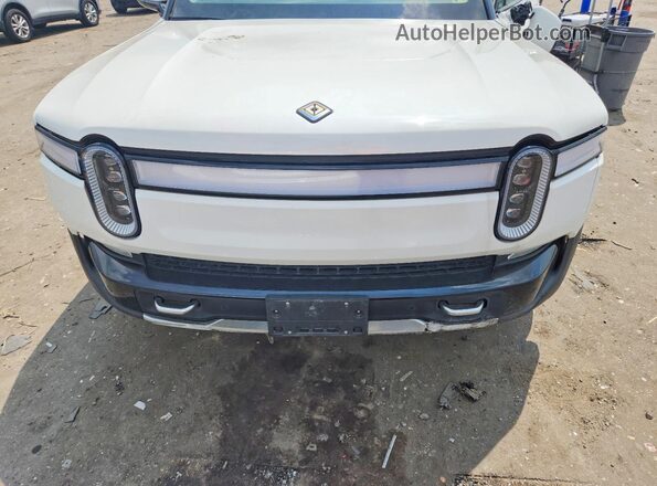 7PDSGABA2PN014357 2023 RIVIAN R1S White ძრავის განყოფილების ხედი