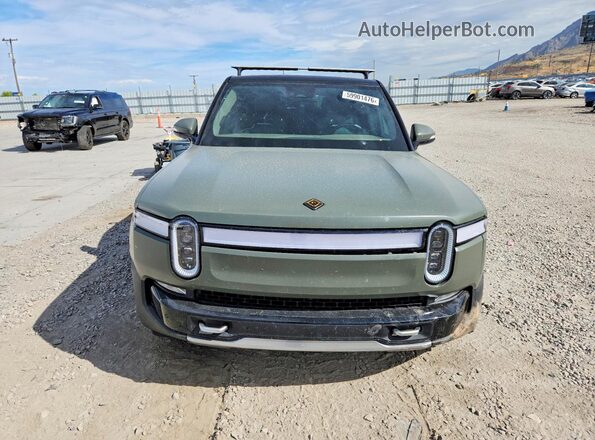 7PDSGABL6PN009440 2023 RIVIAN R1S Green Front view