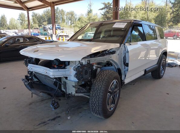 7PDSGBBAXSN047220 2025 RIVIAN R1S White Front left