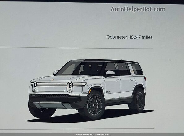 7PDSGBBAXSN047220 2025 RIVIAN R1S White 