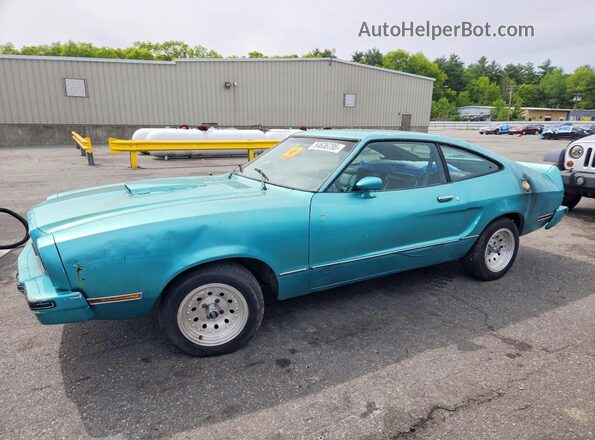 7R03F102360 1977 FORD MUSTANG Turquoise Задня ліва чверть